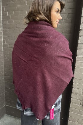 Sjaal Sparkle Bordeaux