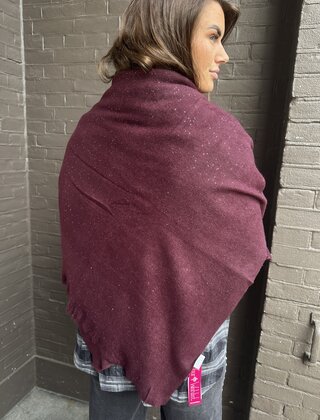 Sjaal Sparkle Bordeaux