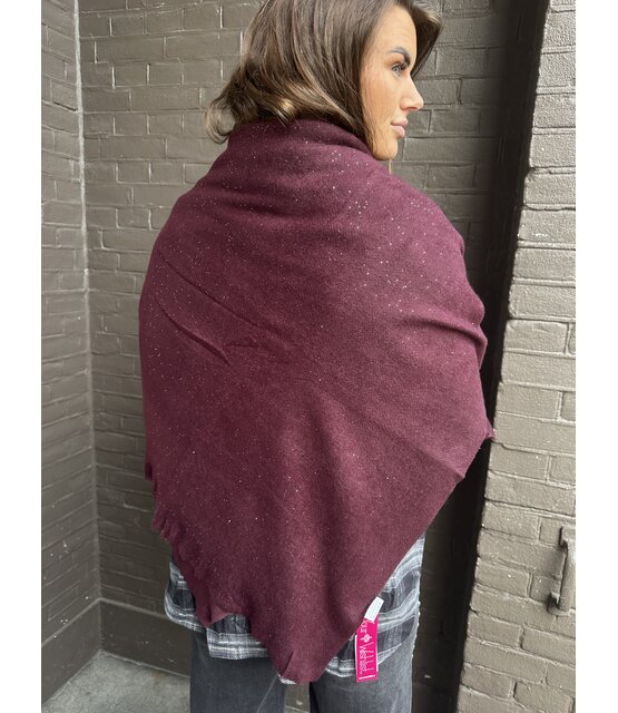 Sjaal Sparkle Bordeaux