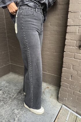 Jeans Studs Grijs