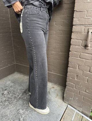 Jeans Studs Grijs
