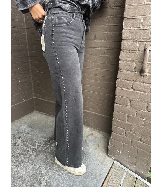 Jeans Studs Grijs
