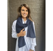 Sjaal Basic Donkerblauw