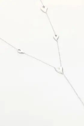Ketting Hartjes Zilver
