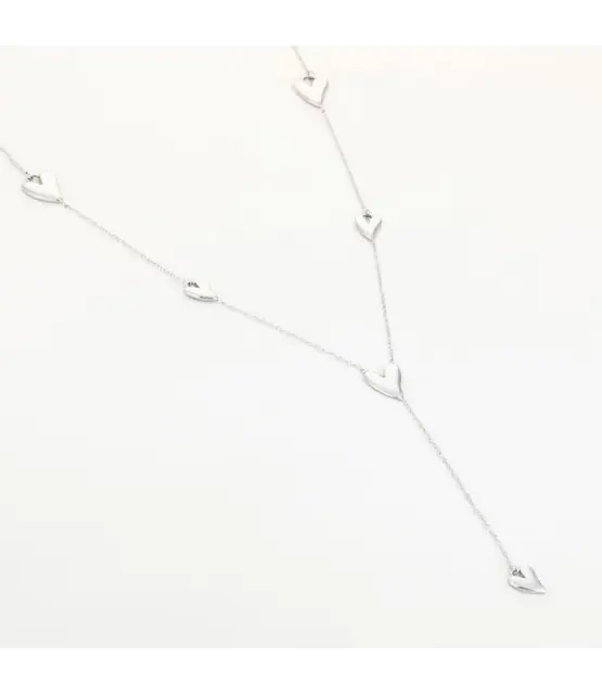 Ketting Hartjes Zilver