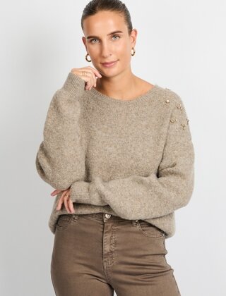 Trui Kirsten Taupe