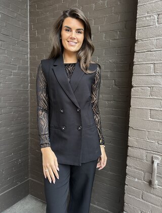 Gilet Sien Zwart