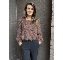 Trui Fluffy Bruin