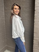 Blouse Hart Studs Wit