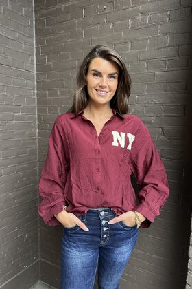 Blouse New York Bordeaux