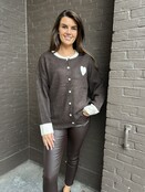 Vest Hart bruin plussize