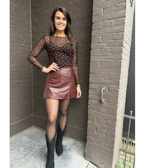 Skort bordeaux