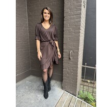 Jurk Travel bruin