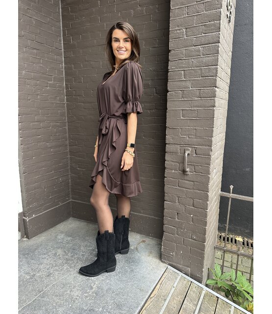 Jurk Travel bruin Jurk Travel bruin