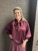 Blouse Dion bordeaux