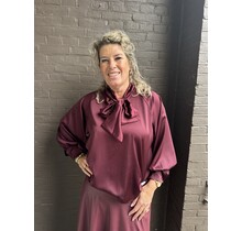 Blouse Dion bordeaux