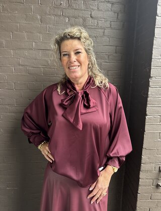 Blouse Dion bordeaux