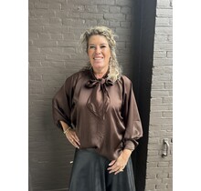 Blouse Dion bruin