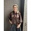 Blouse Dion bruin
