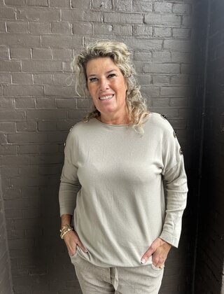 Trui Moniek taupe