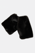 Handschoen fluffy Zwart