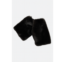 Handschoen fluffy Zwart