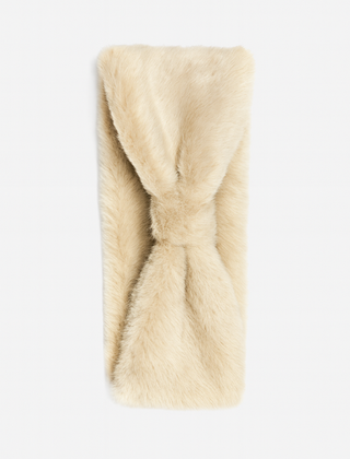 Hoofdband Fluffy Beige