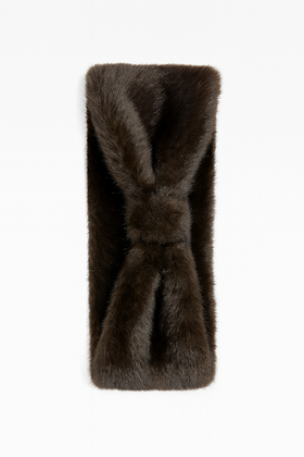 Hoofdband Fluffy Bruin