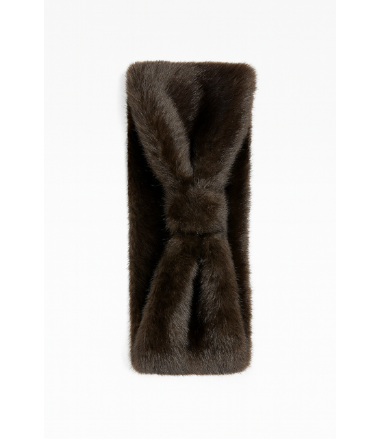 Hoofdband Fluffy Bruin