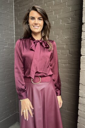 Blouse Margareth  Bordeaux