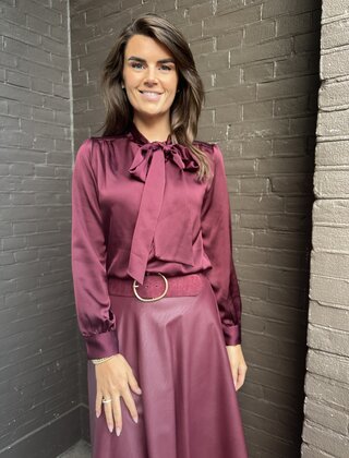 Blouse Margareth  Bordeaux