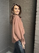 Blouse Hart Studs Bruin