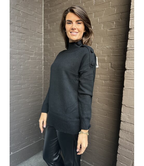 Trui Margriet zwart