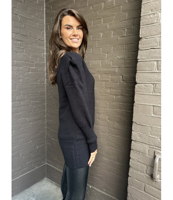 Trui Long Tanja  Zwart Trui Long Tanja  Zwart