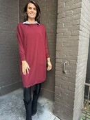 Trui Chantal bordeaux