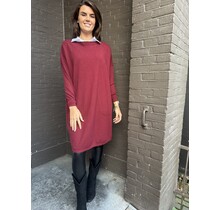 Trui Chantal bordeaux