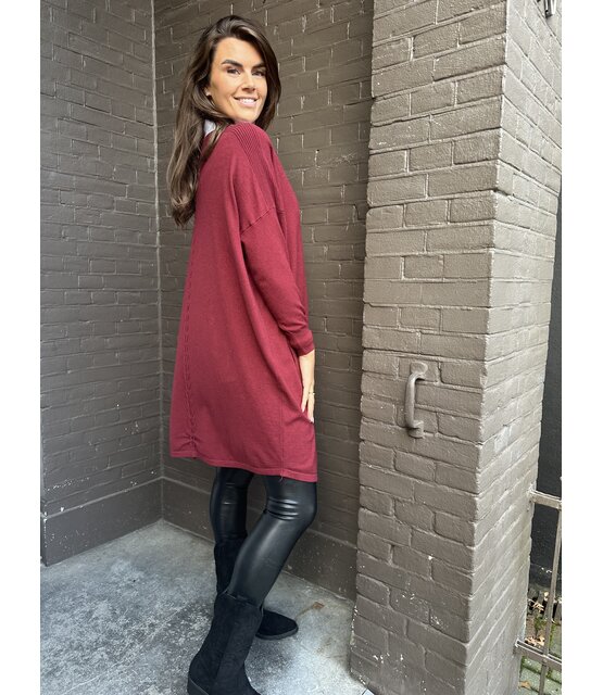 Trui Chantal bordeaux