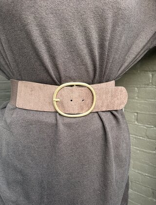 Riem glitter bruin