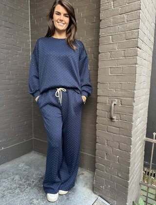 Pak Life Isn't Perfect Blauw glitter