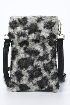 Telefoontas Panter Zwart