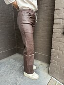 Broek Wide leg bruin Broek Wide leg bruin