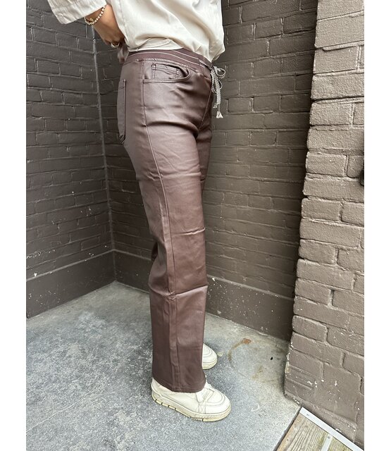 Broek Wide leg bruin Broek Wide leg bruin