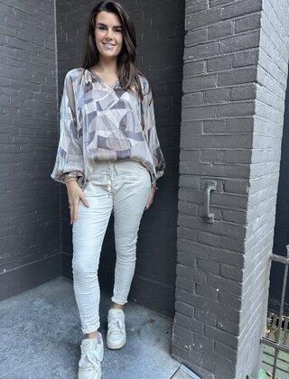 Broek Isabel beige