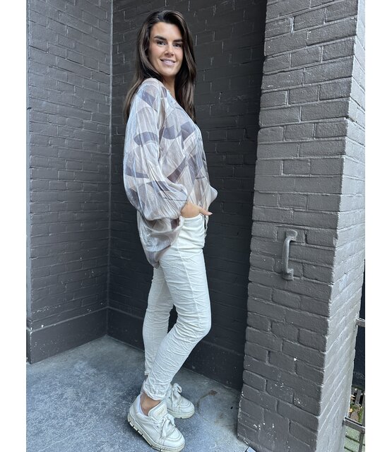 Broek Isabel beige Broek Isabel beige