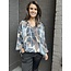 Top Simone print taupe