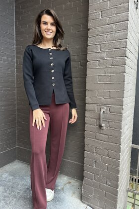 Broek Mooi Bordeaux