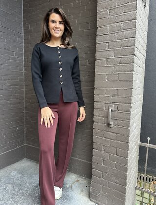 Broek Mooi Bordeaux