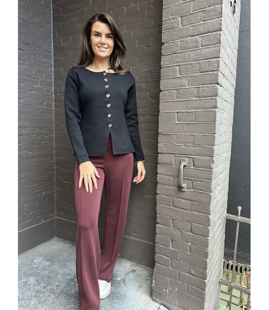Broek Mooi Bordeaux Broek Mooi Bordeaux