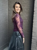 Top Mabel aubergine Top Mabel aubergine