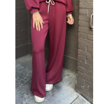 Broek  Life Isn't Perfect Bordeaux Glitter